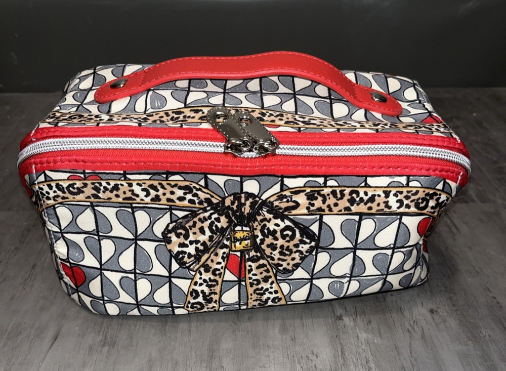 Brighton Wild Love Cosmetic Bag Travel Makeup Toiletries Multi Pocket D30315